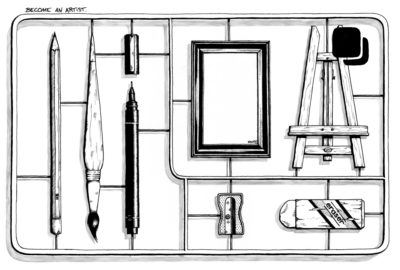 illustration à l'encre